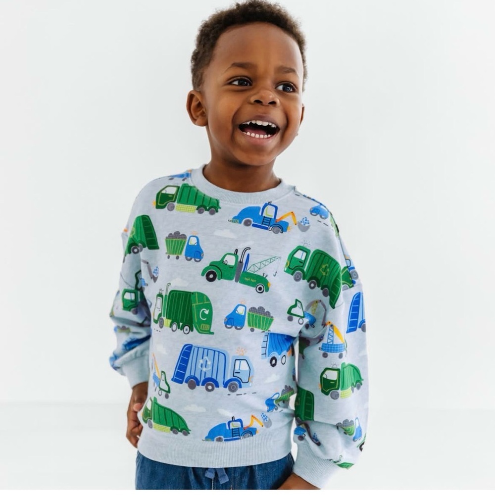 Little Sleepies Clean Up Crew Sweatshirt